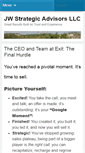 Mobile Screenshot of jwstrategicadvisors.com